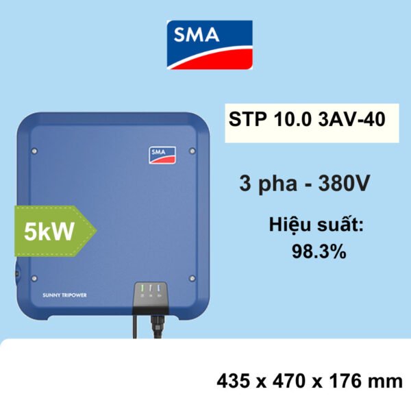 Inverter hòa lưới SMA Sunny Tripower 10kW 3 pha STP 10.0 3AV-40