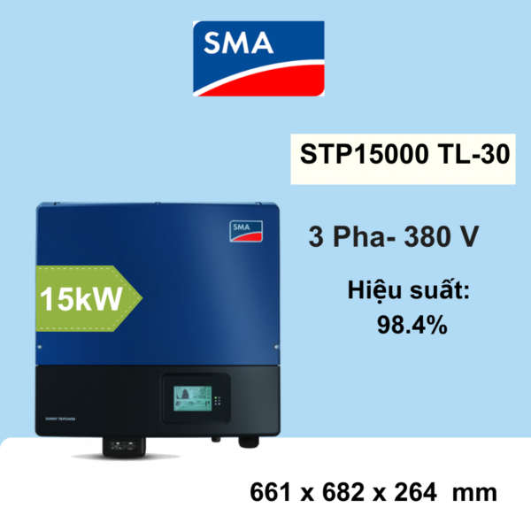 Inverter hòa lưới SMA Sunny Tripower 15kW 3 pha STP15000TL-30
