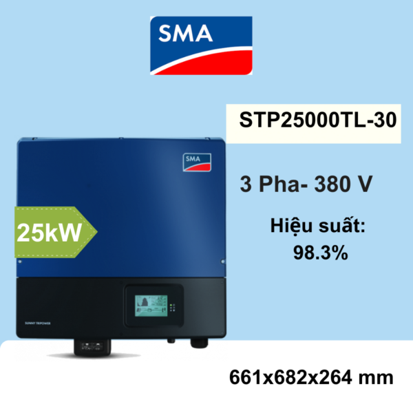 Inverter hòa lưới SMA Sunny Tripower 25kW