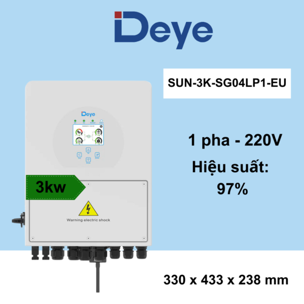 Inverter Hybrid DEYE 3kW SUN-3K-SG04LP1-EU