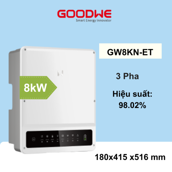 Inverter hybrid Goodwe 8kw 3 pha GW8KN-ET