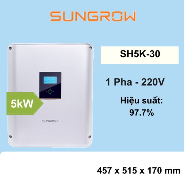 Inverter hybrid SUNGROW 5KW 1 pha SH5K-30