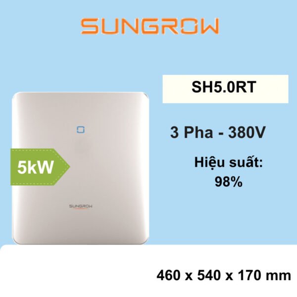 Inverter hybrid SUNGROW 5KW 3 pha SH5.0RT