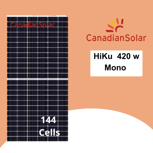 Tấm pin năng lượng mặt trời Canadian 420W