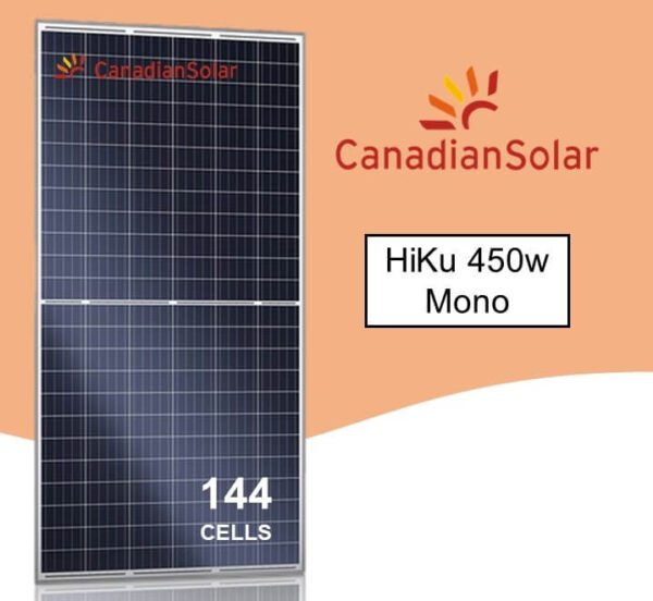 Tấm pin năng lượng mặt trời Canadian 450W