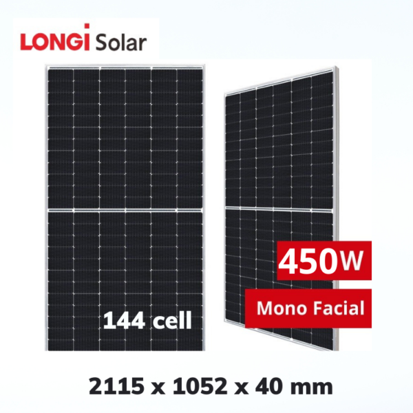 Tấm pin năng lượng mặt trời Longi 450W