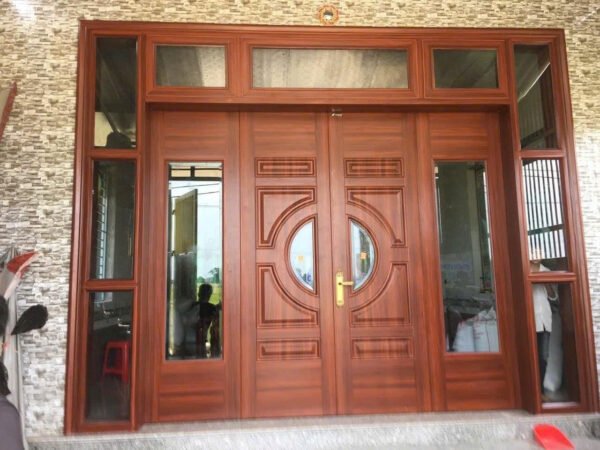 Cửa Chống Cháy Vân Gỗ - Hình ảnh 2